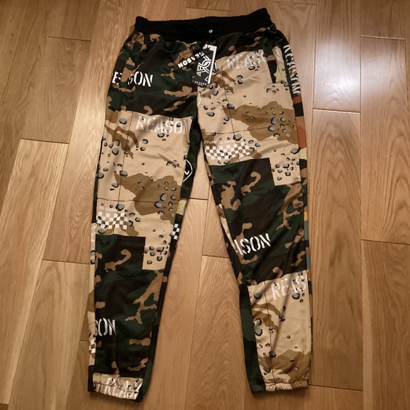 NWT Reason Brand Men’s Joggers - camouflage print size Large - Picture 1 of 7